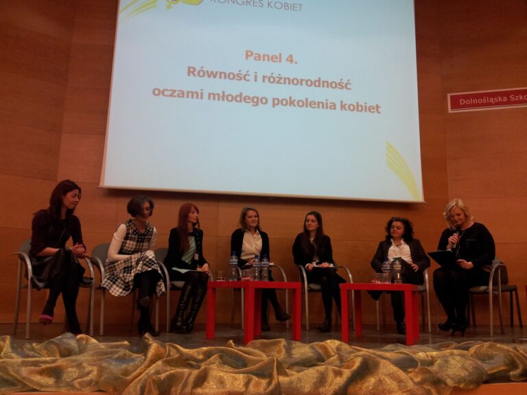 Read more about the article Udział w&nbsp;panelu w&nbsp;I&nbsp;Dolnośląskim Kongresie Kobiet we&nbsp;Wrocławiu